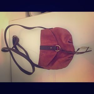 Lucky brand Ojai embossed feather Crossbody bag